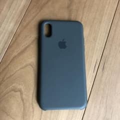 iPhoneX XS   純正 シリコンケース  ダークオリーブのサムネイル