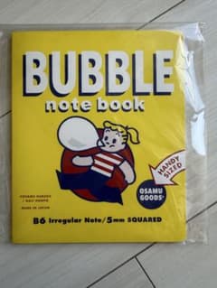 【新品】 OSAMU GOODS BUBBLE ノート B6 5mm方眼のサムネイル