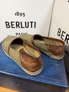 超希少 Berluti ベルルッティ スクリット スリッポン エスパドリーユ 8 