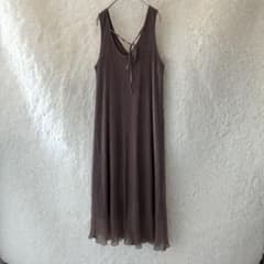 Lax Dan Tia Pleated Long Dress, Size M