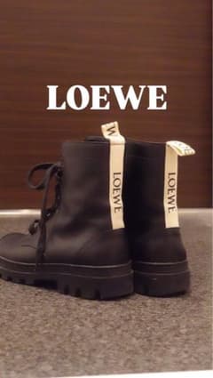 【LOEWE】ロエベ レースアップブーツ ブラック 37のサムネイル