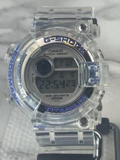 DW-8201WC フロッグマン ブルー チタン 電池交換済 外装新品 - メルカリ