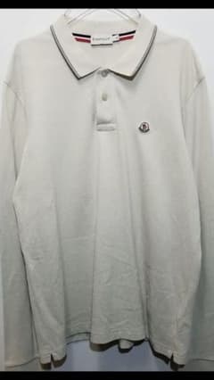 MONCLER ポロシャツ 長袖 トルコ製 モンクレール L 美品のサムネイル
