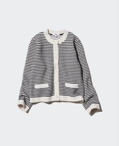 ニットショートジャケット　カーディガンのサムネイル