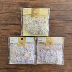 ポケピース ぷっくりシール ステッカー フレークシール おすそわけのサムネイル