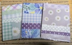 手作り♡花柄メモ帳 3冊セットのサムネイル