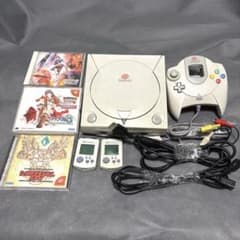 動作品 SEGA Dreamcast 本体 HKT-3000 ソフト3本付きのサムネイル