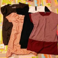 授乳ワンピース四枚セットのサムネイル