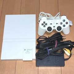動作最高 美品】 PS2 SCPH-70000 ホワイト本体セット メモカ付き