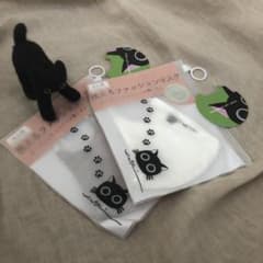 洗えるファッションマスク(大人用) 2枚セット　ネコ　猫のサムネイル