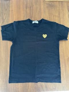 PLAY COMME des GARCONS 黒Tシャツ イエローハート 半袖のサムネイル