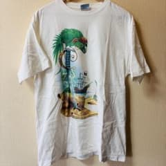 【USA製】90s Caribbean Soul両面プリントTシャツ XL白希少のサムネイル