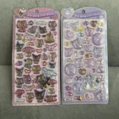 サンリオ キャラクター シール 2枚セット うるちゅるPOP SEALのサムネイル