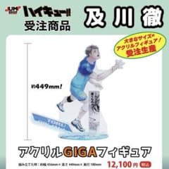 ハイキュー！！ アクリルＧＩＧＡフィギュア 及川徹 青葉城西 受注生産品 ハイキュー 及川徹 アクリルGIGAフィギュア - メルカリ