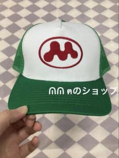 mowalolaトラッカーキャップ グリーン ホワイト - メルカリ