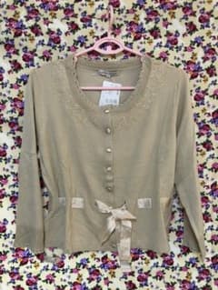 送料無料 新品【LAURA ASHLEY】ローラアシュレイ カーディガン Ｌのサムネイル