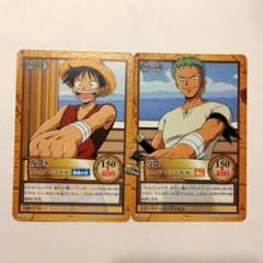 ワンピースカードダス ルフィ ブレイブシンボル ゾロ ソードシンボル 2