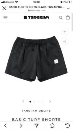 完売品　TANGRAM BASIC TURF SHORTS 新品　未使用のサムネイル