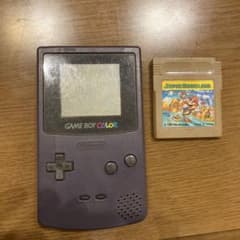 ゲームボーイカラー本体　パープル　ソフト一本セットのサムネイル