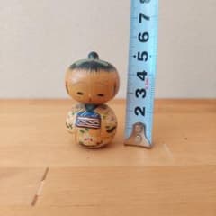 豆こけし 桜模様 木製人形 郷土玩具 - メルカリ