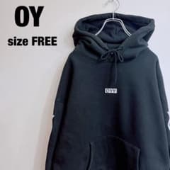 OY プルオーバーパーカー ブラック FREE