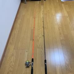 川釣り用竿2本+リールのサムネイル