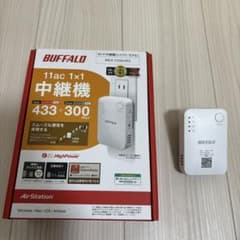 BUFFALO WEX-733DHP2 WHITE 中継機 WiFiのサムネイル