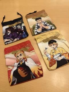 鬼滅の刃 巾着袋 4種セットのサムネイル