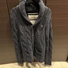 Abercrombie & Fitch ダークグレー カーディガン Lのサムネイル