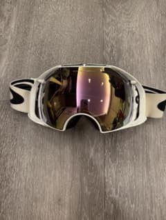 Oakley ゴーグル ホワイト ミラー レンズ セット - メルカリ