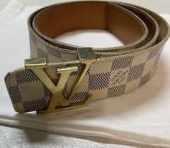 カ*ィ様 Louis Vuitton ダミエ アズール ベルト 95/38 Louis Vuitton ダミエ アズール ベルト 95/38 - メルカリ