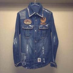 なおきんぐ さん専用 RISERILY ライズリリー デニムジャケット Sサイズのサムネイル