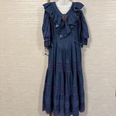 non non dorl デニムブルー ワンピース BLUEのサムネイル