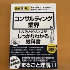 図解即戦力 コンサルティング業界のしくみとビジネスがこれ1冊でしっかりわかる教…のサムネイル