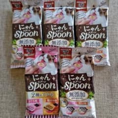 にゃんスプーン　2種のアソート　まぐろ味　鶏ささみ味のサムネイル