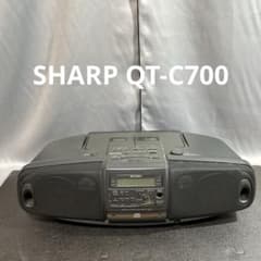 ジャンク SHARP シャープ QT-C700 ラジカセ ダブルカセット CD - メルカリ