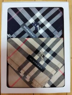 BURBERRY　メンズハンカチ２枚組のサムネイル