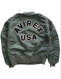 ☆美品☆ AVIREX MA-1 フライトジャケット オリーブグリーンのサムネイル
