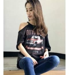 GYDA ヴィンテージショルダーカットTシャツのサムネイル