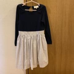 あおやん★様専用　ワンピース　ケイトスペード　ネイビー　ストライプ　ナルミヤのサムネイル