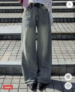 yolo ストライプストレートパンツ BB0005のサムネイル