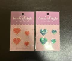 touch of style ハート型ステッカーセットのサムネイル