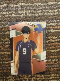 影山飛雄プロフィールカードのサムネイル