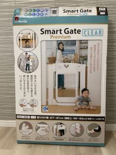 新品未使用Smart Gate CLEAR Premium ベビーゲートのサムネイル