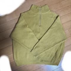 FREAK'S STORE ハーフジップセーター L イエローのサムネイル