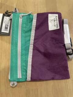 GREGORY  グレゴリー　サコッシュ　ジェイド×パープル　新品　未使用のサムネイル