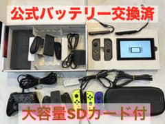公式バッテリー交換済】NintendoSwitch 豪華セット【SDカード付