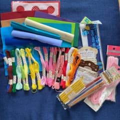 2日間のみ出品！フェルトなど手芸用品いろいろ(^O^)のサムネイル