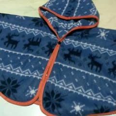 【同梱でさらに値下げ☆】ひよこクラブ応募者☆フリースケープ☆ブルー♪のサムネイル