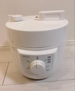 動作確認済】siroca 電気圧力鍋 SP-A111 ホワイト - メルカリ